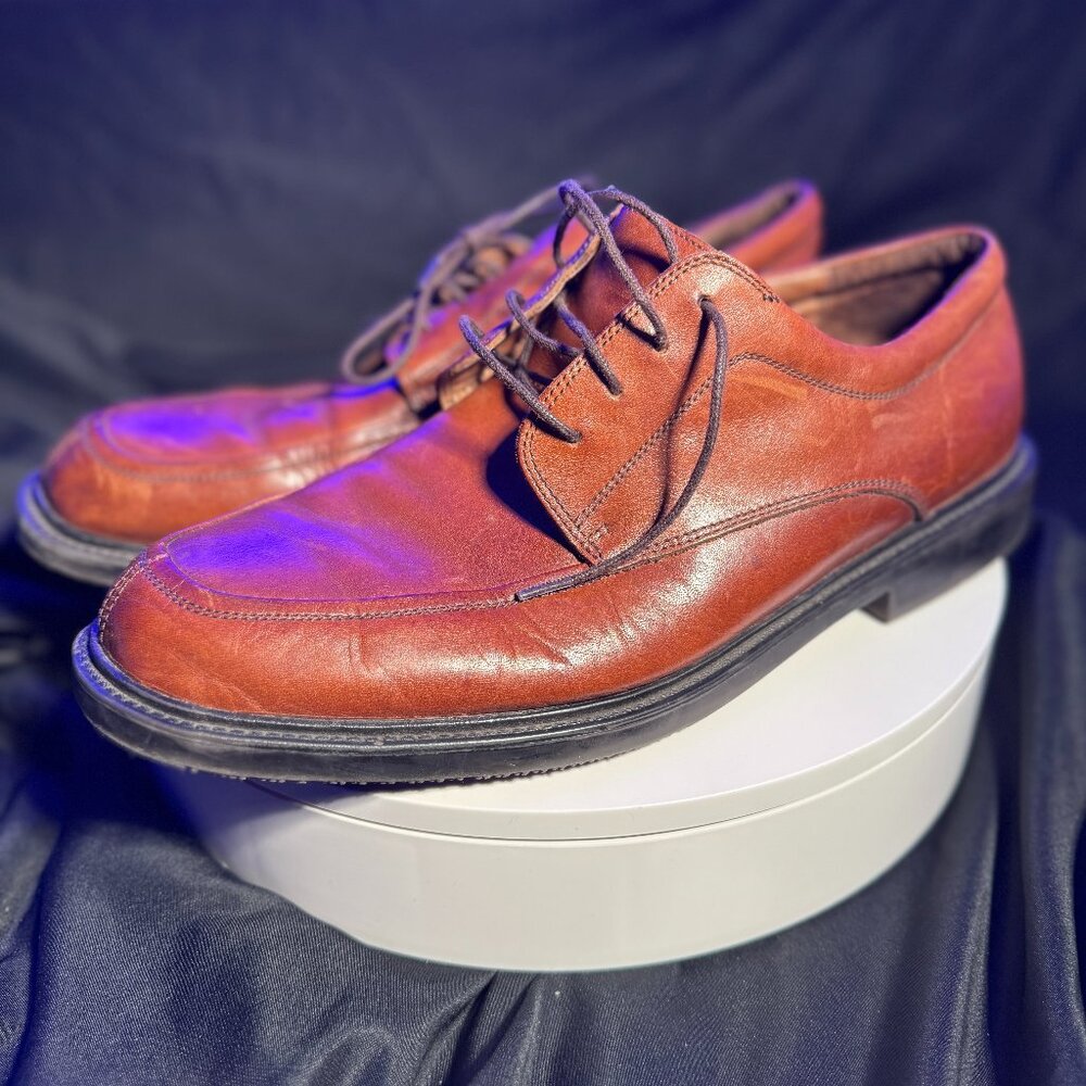 Men's Florsheim, Brown Leather Shoes, Size 11.5, Condition 7/10